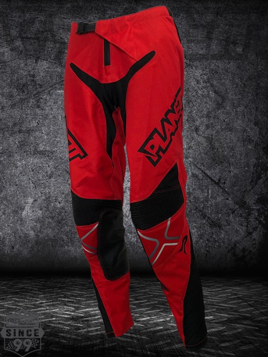 Planett Motocross Pants-Red-Front